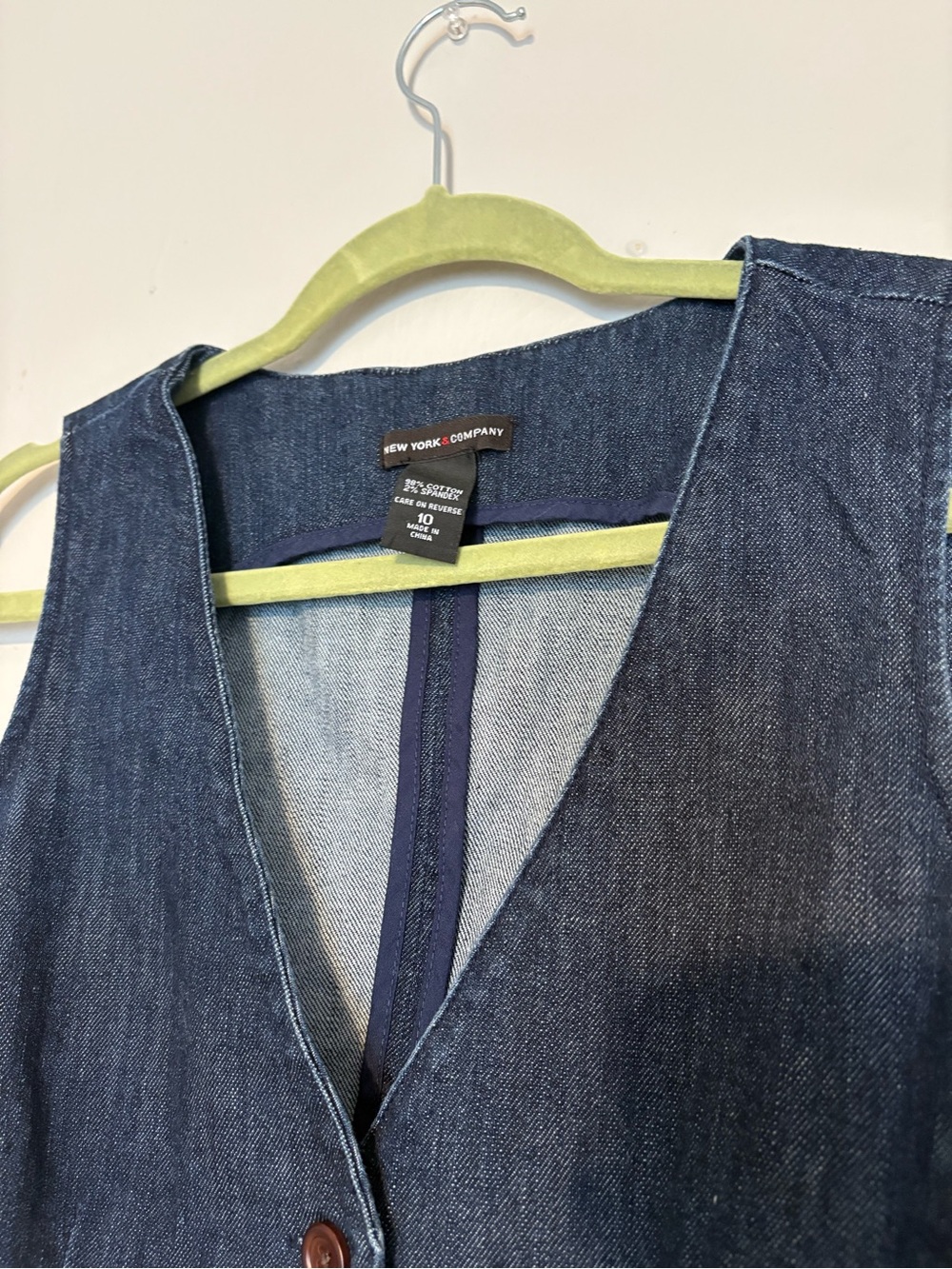 Dark Denim Vest - Picture 2 of 3